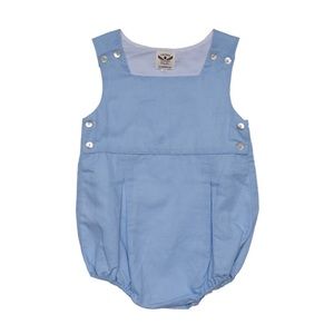 The Oaks Apparel - David Blue Linen Romper